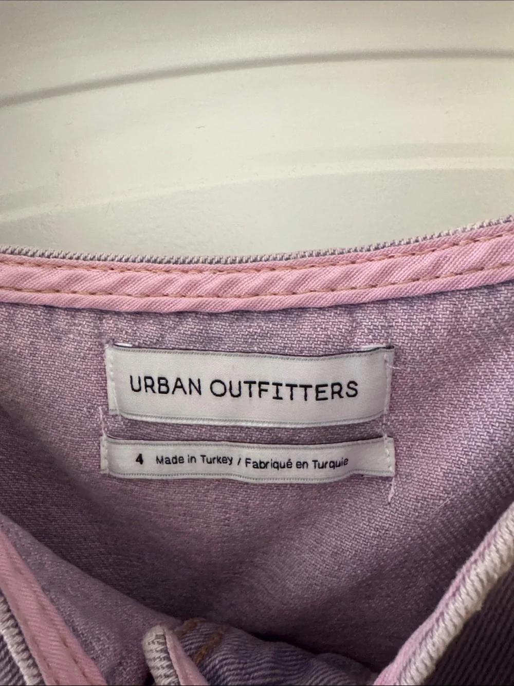 Urban Outfitters Lavender Button-Front Mini Dress - Picture 3 of 3